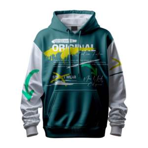 Sudadera con capucha de sublimación de peso pesado para mujer personalizada al por mayor fabricante de Jersey de poliéster 100% para ropa de calle y moda informal - Product Image 5