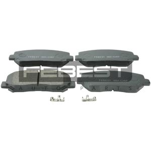 Set di pastiglie freno anteriori FEBEST (0501-CX5F) - Product Image 1