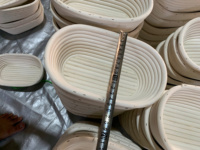 Cesta Decorativa Tejida a Mano de Ratán Natural Ecológico para el Hogar