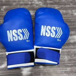 ถุงมือฝึกซ้อมหนังพรีเมียมพร้อมสายรัดข้อมือปรับได้และแบบสวมสำหรับฝึกซ้อมมวย - Product Image 1