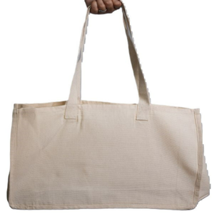 Nouvelle mode sac fourre-tout de yoga en coton biologique 100% toile de plage de gym recyclée logo personnalisé grande poche d'achat quotidienne - Product Image 4