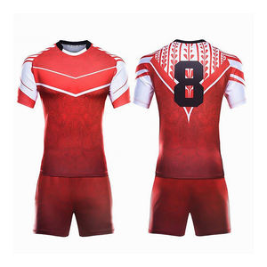 Uniformes de Rugby a Precio Económico, Conjuntos Transpirables, Logotipo Personalizado, Diseño de Primera Calidad, Secado Rápido, Servicio OEM - Product Image 1