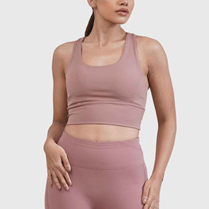 Dernier style 2024 Soutien-gorge de sport pour femmes, grande taille, débardeur de course, sous-vêtements de fitness, soutien-gorge de yoga sport personnalisé à dos croisé pour femmes - Product Image 6