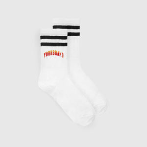Customised acrylic Sports <b>Socks</b> <b>for</b> <b>men's</b> Custom embroidery Logo comfortable with 2 strips warm Knitted Streetwear <b>Man</b> <b>Socks</b> - Product Image 5
