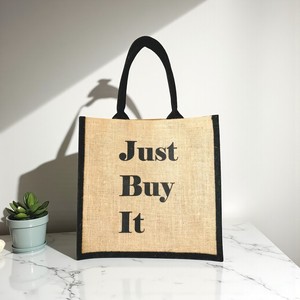 OrganicSack Jute <b>Tote</b> <b>Bag</b> Natural Biodegradable Eco-friendly Reusable Shopping <b>Bag</b> Fashionable <b>Vintage</b> Bohemian for Retail - Product Image 4