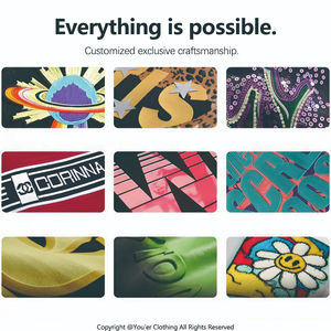 Unisex Zip-up 100% Cotton 450GSM Heavyweight Street Wear Hoodie Fashion Custom Embroidered Autumn Print Pattern Hooded Collar - Product Image 6