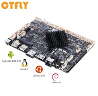 Rockchip RK3288 Placa base de desarrollo industrial Wifi BT LAN 4G LVDS 2G + 32G ARM Embedded Industrial Android Linux RK3288 Board