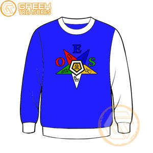 Commande personnalisée de l'étoile de l'Est sweat-shirt brodé en molleton de coton pull de haute qualité vêtements grecs OES sweat-shirts - Product Image 5