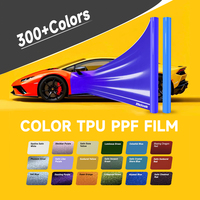 Film de protection de voiture (PPF) en TPU noir métallisé premium, brillant ou mat, auto-réparant, 7,5 mil, vente en gros, échantillon gratuit, directement de l'usine
