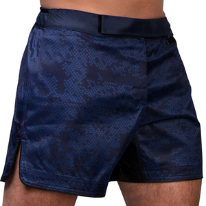 Shorts MMA pour hommes 100% coton anti-froissement décontractés conçus pour l'entraînement, le grappling, le sparring, les entraînements de fitness, tissu respirant - Product Image 5