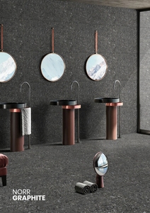 กระเบื้องโมเสคทรงหกเหลี่ยม48มม. พอร์ซเลนเซรามิกแบบเต็มบอดี้สำหรับพื้นผนังในร่มกลางแจ้งพื้นปาร์เก้ทันสมัยโรงแรม - Product Image 4