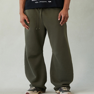 Pantalones Deportivos Casuales para Hombre al por Mayor, Pantalones de Chándal de Felpa de Alta Calidad con Cintura Media, Cierre Elástico, Frente Plano, Servicio OEM - Product Image 5