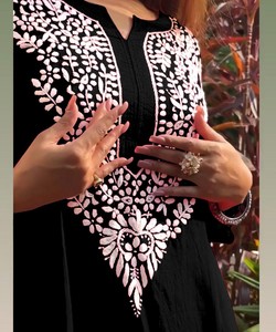 Kurtis señoras algodón rayón mujeres nuevo diseñador último colorido parte superior inferior para ropa india y pakistaní por Ropa Étnica étnica - Product Image 6