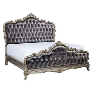 Classic French Vintage <b>Bed</b> - White Painted Mahogany - 314 - Product Image 2