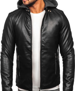 แจ็คเก็ตหนังแท้สำหรับผู้ชายขายส่ง คุณภาพสูงสำหรับนักขี่มอเตอร์ไซค์ - Product Image 1
