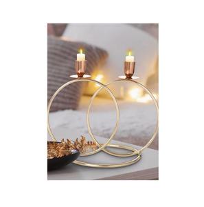 เชิงเทียนโลหะสำหรับวางกลางโต๊ะสำหรับงานแต่งงานฉลองครบรอบแต่งงานสุดหรูและงานพบปะสังสรรค์ - Product Image 1