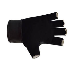 Guantes de gimnasio de levantamiento de pesas de mejor estilo ecológico 2026 de alta calidad con neopreno de goma de cuero, hechos en fábrica - Product Image 5