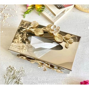 Boîte de rangement pour mouchoirs de décoration de bureau à domicile Nouveau design Vaisselle Boîte à mouchoirs en métal Porte-serviettes à prix raisonnable - Product Image 6