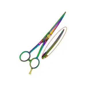 Pet dog scissors grooming scissor ,hair cutting for dog ,curved shears