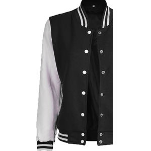 Chaqueta Universitaria Personalizada al por Mayor de Fábrica, Diseño OEM, Transpirable, Resistente al Viento, de Alta Calidad para Hombre, con Parche Bordado Frontal de Cuero Genuino - Product Image 6