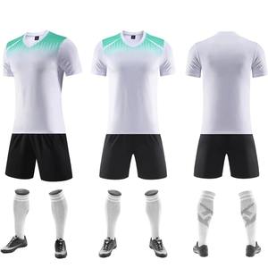 ชุดกีฬาฟุตบอลสำหรับผู้ใหญ่เด็กเสื้อฟุตบอลชุดกีฬาฟุตบอลสำหรับผู้ชายเสื้อกีฬาแขนสั้นสำหรับฝึกซ้อมวิ่ง - Product Image 5