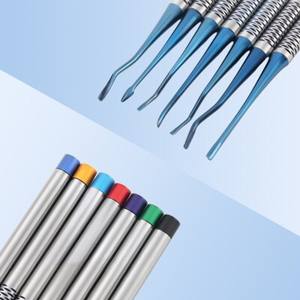 Juego de 7 piezas de Instrumentos dentales Dental PDL Luxating Root Elevators Set Dental Set instrumentos quirúrgicos - Product Image 4