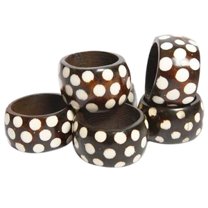 แหวนรองผ้าเช็ดปากรูปเขาสัตว์ตกแต่งแบบธรรมชาติที่ใส่ผ้าเช็ดปากรูปควายออกแบบจากด้านบนขายดี2025 - Product Image 2