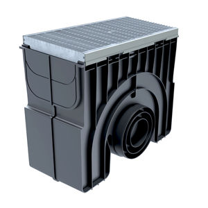 Unidad de Sumidero Technodrain EVOMAX 200 HDPE, Diseño Italiano de Alta Calidad, Sistema Moderno de Recolección de Agua de Lluvia para Exteriores - Product Image 1