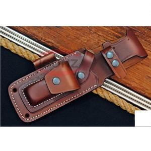 Outdoor Fix Blade Knife Holder <b>Case</b> Belt Loop Hunt Knife Holster <b>Carry</b> Sheath Leather Knife Sheath - Product Image 2
