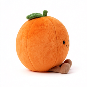 Juguetes de Peluche Naranja de Alta Calidad al por Mayor, Lindos Peluches de Peluche Naranja en Forma de Almohada, Pelota de Peluche Naranja Rellena - Product Image 5