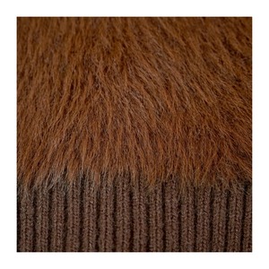 Custom OEM ODM Women Casual Fashion Sweater Fuzzy Jacquard Long Sleeves Warm Knitwear Winter Clothing Cardigan 100% <b>Wool</b>/<b>Cotton</b> - Product Image 6