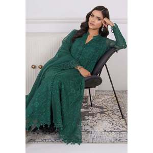 Ensemble de costume pour femme en chiffon brodé Schiffli UF-339 - Product Image 6