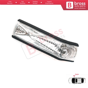 Luz indicadora de espejo retrovisor lateral BSP908-2, lente blanca derecha 71765377 para Doblo 2 Combo D - Product Image 2