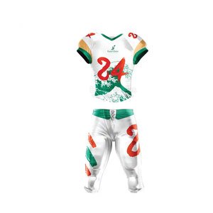 Uniforme de fútbol americano personalizado tela transpirable adecuada para partidos de entrenamiento y competiciones oficiales en todo el mundo - Product Image 1