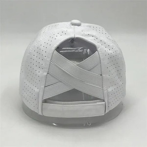 Gorra de camionero de rendimiento de alta calidad con logotipo personalizado, gorra de béisbol perforada con láser con parche de goma, estilo deportivo Vintage Formal - Product Image 4