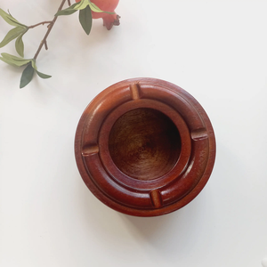 ที่เขี่ยบุหรี่4ช่องสีไม้โรสวู้ดดีไซน์คลาสสิกทั้งในร่มและกลางแจ้งพร้อมซิการ์และอุปกรณ์สูบบุหรี่ - Product Image 2