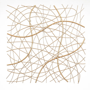 Nouveau métal doré décoration murale décoration intérieure et extérieure tenture hôtel restaurant maison salon chambre art décoratif - Product Image 1