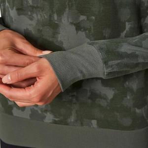 Sudadera moderna para mujer con logotipo personalizado estampado bordado OEM ODM ropa informal personalizada fabricante de fábrica proveedor - Product Image 3