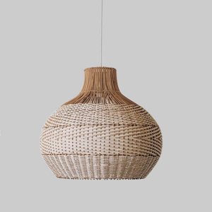 โคมไฟแขวนเพดานทำจากหวายช่างฝีมือชาวเวียดนามสำหรับติดภายในโรงแรมเป็นมิตรกับสิ่งแวดล้อมโคมไฟแขวนเพดานทำจากไม้ไผ่ - Product Image 3