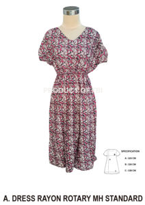 Fabricantes de Indonesia, venta al por mayor, modestos vestidos de noche de verano, ropa de dormir para mujer, cintura elástica, moda nocturna a la moda - Product Image 2