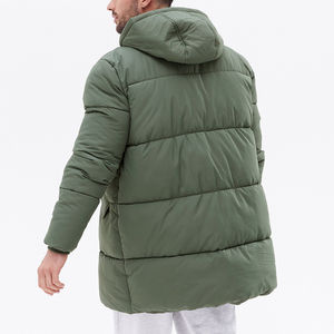 Best Price Men's Stylish High Street Winter <b>Thin</b> Regular <b>Puffer</b> Coats Trendy Comfortable <b>Jackets</b> with Front Logo Option - Product Image 2
