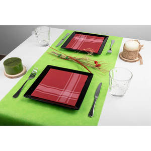 Tovaglioli da Cucina Stampati Bordeaux 48x48cm, Morbidi e Asciutti, B2B - Product Image 3