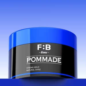 Pomada Fijadora para Cabello FB Easy de 80g, Fijación Fuerte Natural y Brillo, Crema para Peinar - Product Image 1