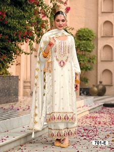 Maruti Fashion Pure Chinon 3 PC Stitched Ladies Kurti Digital Print Traditional Pakistani Wedding Wear All Seasons - Product Image 3