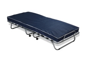 EVERGREENWEB Modular Foldable <b>Bed</b> 80x190 cm Mattress Pillow Made Italy Space Saving Reinforced Structure Wooden Slat Minimalist - Product Image 1