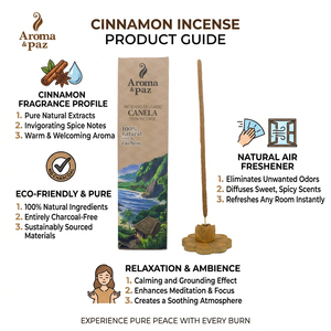100% Natural Aromatic <b>Cone</b> <b>Incense</b> Cinnamon Wood Thin Eco-Friendly Durable Organic Chemical-Free Made in Peru - Product Image 5