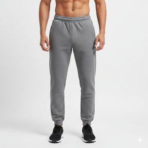 กางเกงขาตรงแบบพรีเมี่ยมสำหรับผู้ชายผ้านิ่มใส่สบายดีไซน์ทันสมัยสำหรับยิมกีฬากลางแจ้งลำลองสวมใส่ได้ทุกวัน - Product Image 3