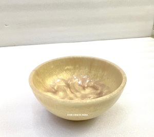 Tendance ustensiles de cuisine de haute qualité à la mode résine époxy saladier vaisselle salade bol de service vaisselle bol charismas cadeau - Product Image 5