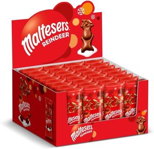 <b>Maltesers</b> Chocolate Reindeers Bulk <b>Box</b>, Milk Chocolate <b>Gift</b>, Honeycomb & Malt Filling, 32 x 29g - Product Image 5