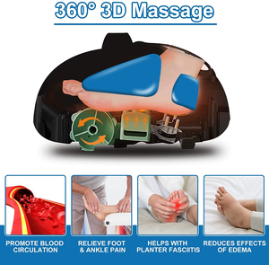 Pabrik Produsen Mesin Pijat Kaki Grosir Profesional dengan Terapi Panas untuk Menghilangkan Rasa Sakit - Product Image 4